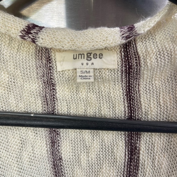 UMGEE women’s M Boho open Sleeveless‎ cardigan LAGNELOOK fringe mid calf style - Picture 2 of 9